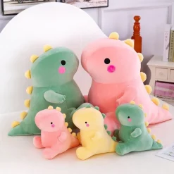 Sale La compagnie de la peluche Peluche dinosaure mignon et coloré
