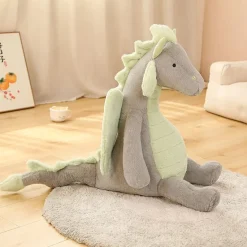 Outlet La compagnie de la peluche Peluche dragon doux assis