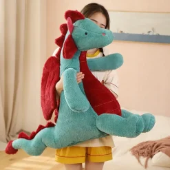 Outlet La compagnie de la peluche Peluche dragon doux assis