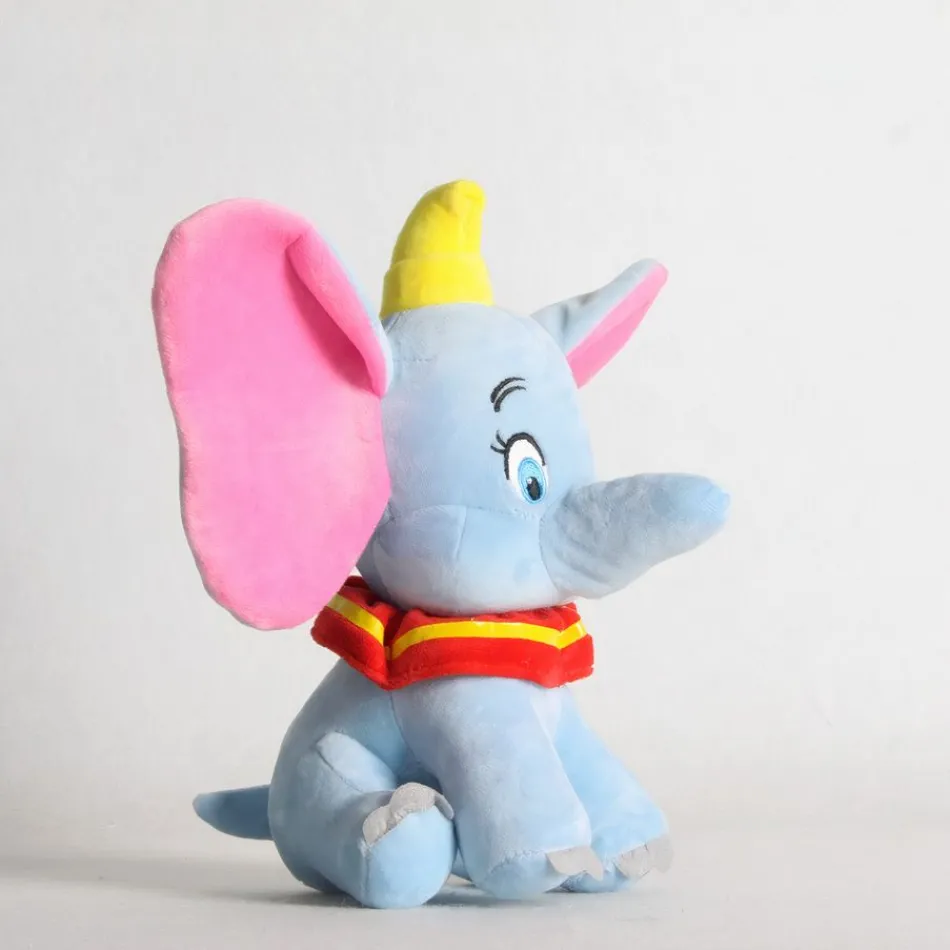 Hot La compagnie de la peluche Peluche Dumbo éléphant doux gris bleu enfant câlin