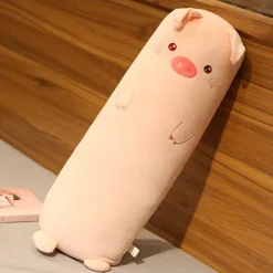 La compagnie de la peluche Peluche géante cochon éveillé