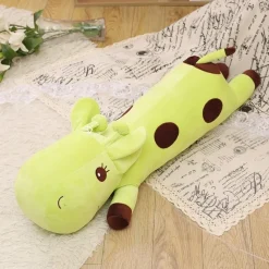 New La compagnie de la peluche Peluche girafe géante verte