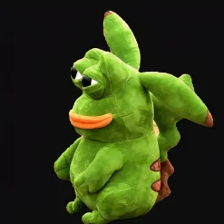 Best La compagnie de la peluche Peluche grenouille Pikachu douce verte enfant amusant