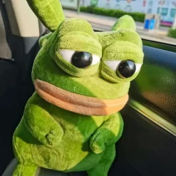 Best La compagnie de la peluche Peluche grenouille Pikachu douce verte enfant amusant