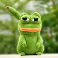 Best La compagnie de la peluche Peluche grenouille Pikachu douce verte enfant amusant