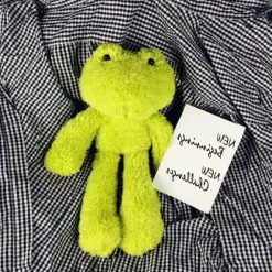 Online La compagnie de la peluche Peluche grenouille verte douce enfant câlin pelucheux
