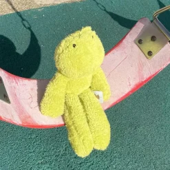 Online La compagnie de la peluche Peluche grenouille verte douce enfant câlin pelucheux