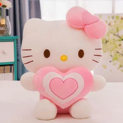 Best La compagnie de la peluche Peluche Hello Kitty douce cœur amour enfant câlin