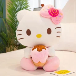 Outlet La compagnie de la peluche Peluche Hello Kitty douce gourmandise estivale