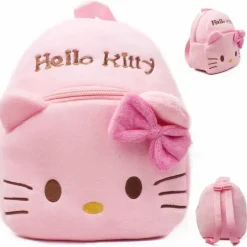 Sale La compagnie de la peluche Peluche Hello Kitty sac à dos rose doux kawaii enfant