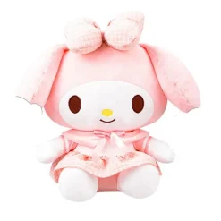 Sale La compagnie de la peluche Peluche Hello Kitty uniforme rose bleu kawaii enfant câlin