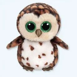 Outlet La compagnie de la peluche Peluche hibou marron TY colorée douce et câline