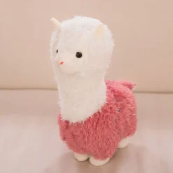 Clearance La compagnie de la peluche Peluche lama alpaga blanc doux câlin enfant chambre
