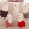 Hot La compagnie de la peluche Peluche lama alpaga rouge doux animal câlin déco
