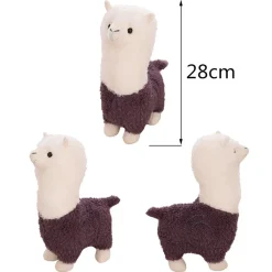 Hot La compagnie de la peluche Peluche lama alpaga violet doux et câlin enfant