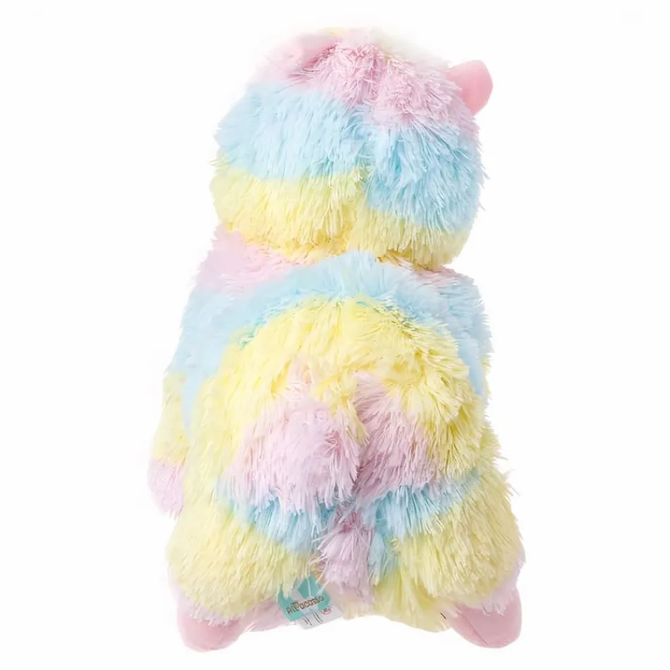 Sale La compagnie de la peluche Peluche lama arc-en-ciel doux câlin décor pastel