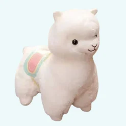 Hot La compagnie de la peluche Peluche lama blanc doux câlin enfant chambre déco