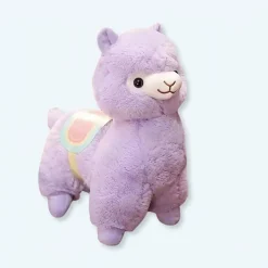 Clearance La compagnie de la peluche Peluche lama violet doux câlin enfant univers magique