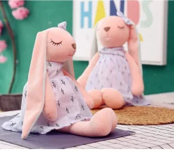 Sale La compagnie de la peluche Peluche lapin aux longues oreilles