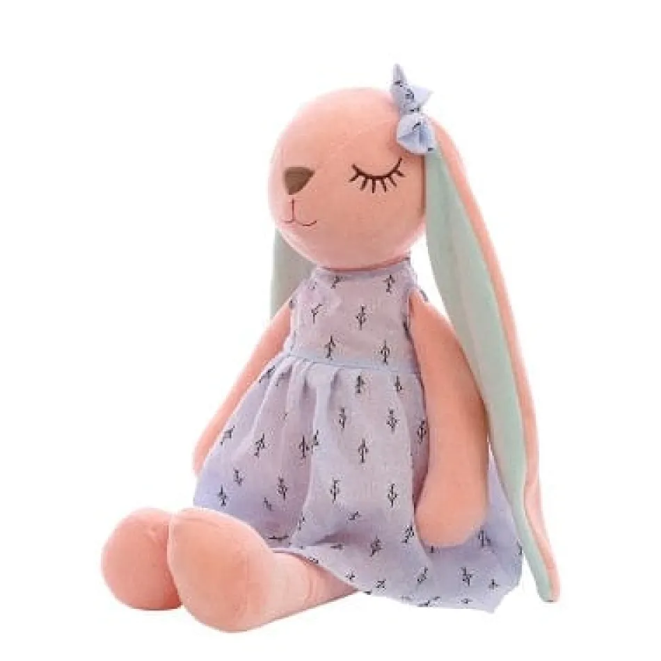 Sale La compagnie de la peluche Peluche lapin aux longues oreilles