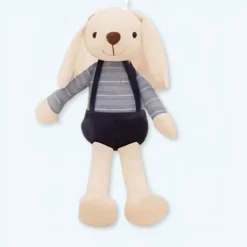 Outlet La compagnie de la peluche Peluche lapin bleu doux câlin enfant chambre déco
