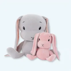 New La compagnie de la peluche Peluche lapin doux enfant câlin mignon pour jouer