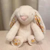 Hot La compagnie de la peluche Peluche lapin doux oreilles fleuries printemps enfant