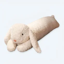 Discount La compagnie de la peluche Peluche lapin géant doux coussin confort enfant