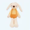 Online La compagnie de la peluche Peluche lapin jaune câlin doux enfant printemps
