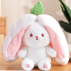 La compagnie de la peluche Peluche lapin qui se transforme