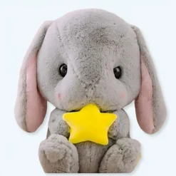 La compagnie de la peluche Peluche lapin étoile doux coton enfant câlin nuit