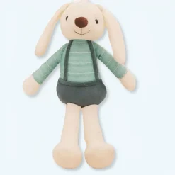 Clearance La compagnie de la peluche Peluche lapin vert doux câlin enfant printemps