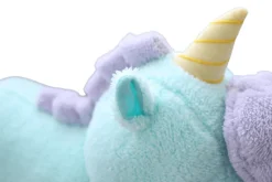 Clearance La compagnie de la peluche Peluche licorne bonbon bleu et rose