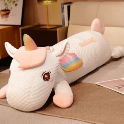 Outlet La compagnie de la peluche Peluche licorne géante en coussin doux et confortable