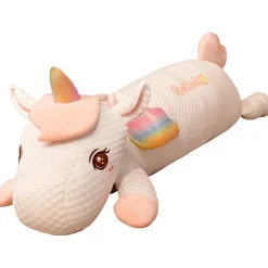Outlet La compagnie de la peluche Peluche licorne géante en coussin doux et confortable