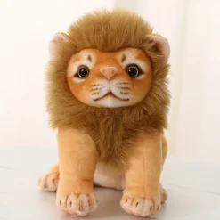 La compagnie de la peluche Peluche lion petit à la crinière douce