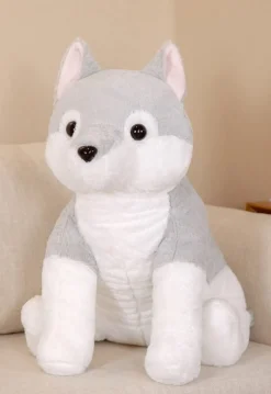 Clearance La compagnie de la peluche Peluche loup assis à câlins
