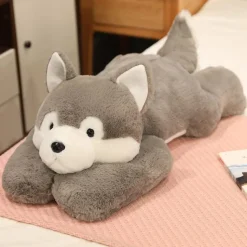 Clearance La compagnie de la peluche Peluche loup mignon et allongé