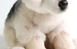 New La compagnie de la peluche Peluche loup petit et mignon