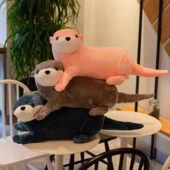 Outlet La compagnie de la peluche Peluche loutre coloré