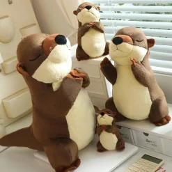 Outlet La compagnie de la peluche Peluche loutre mignonne à câliner