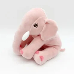 Sale La compagnie de la peluche Peluche éléphant assis et content