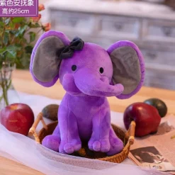 Online La compagnie de la peluche Peluche éléphant coloré avec sa trompe tordue