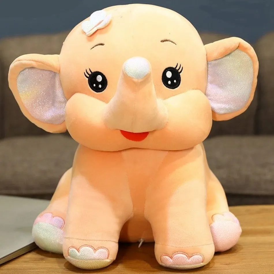 Best La compagnie de la peluche Peluche éléphant grand et mignon