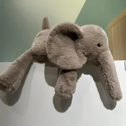 Sale La compagnie de la peluche Peluche éléphant gris tout doux