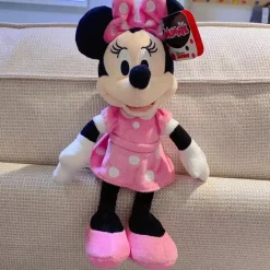 New La compagnie de la peluche Peluche Minnie Mouse rose originale