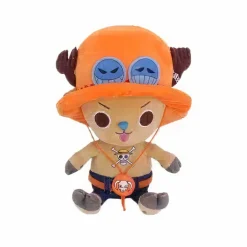 New La compagnie de la peluche Peluche One Piece Chopper orange douce enfant amicale