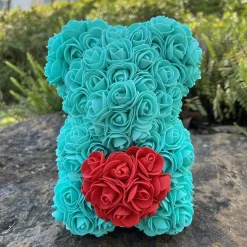 Best La compagnie de la peluche Peluche ourson en rose bicolore Saint-Valentin