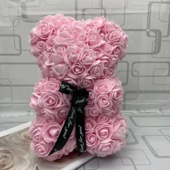 Best La compagnie de la peluche Peluche ourson en rose Saint-Valentin