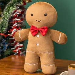 Hot La compagnie de la peluche Peluche pain d'épice de noël